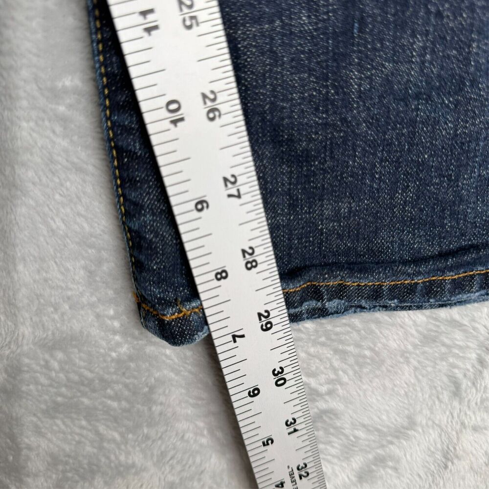 Lucky Brand Jeans Women 28 Slim Boot Leg Dungarees Low Vintage Preppy Y2K USA - Picture 5 of 15